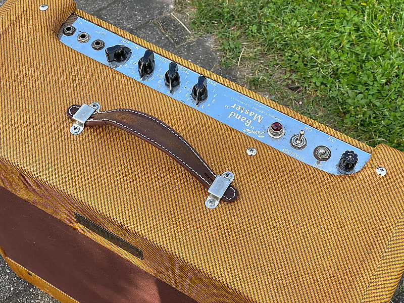 Fender Bandmaster 5C7 Wide Panel 25-Watt 1x15" Guitar Combo 1953 - 1954 image 2