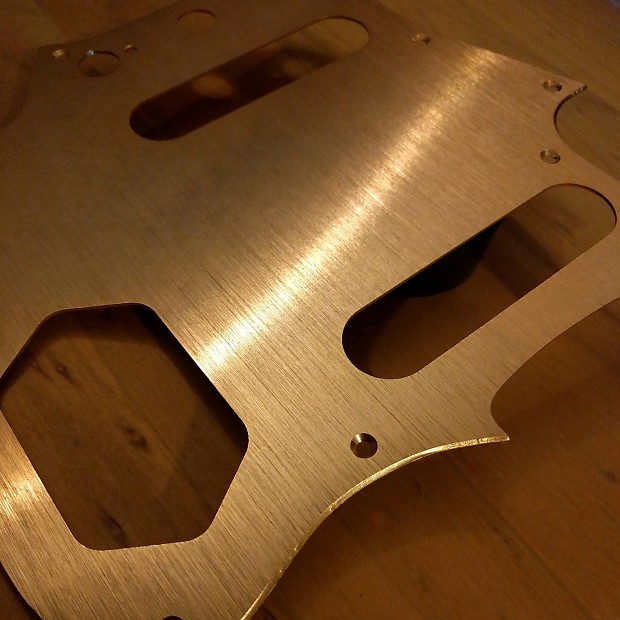 Fender Jaguar Anodized Gold Pickguard Reverb