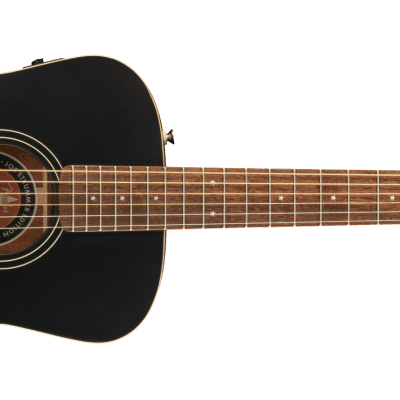 Fender Joe Strummer Campfire Walnut Fingerboard Matte Black image 2