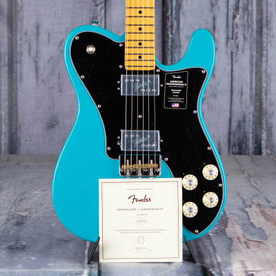 Fender American Professional II Telecaster Deluxe, Miami Blue image 9