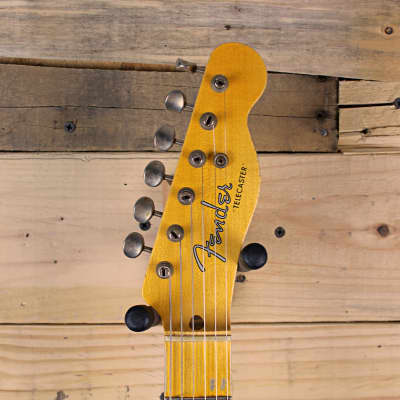 Fender Custom Shop P90 Telecaster Thinline Relic Chocolate 3-Color Sunburst image 5