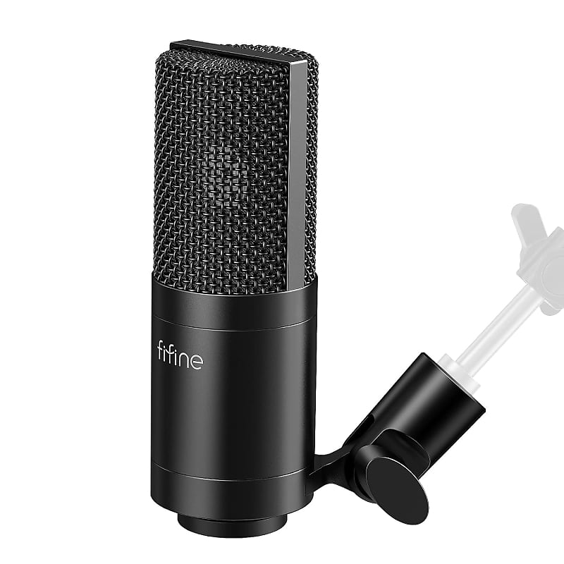 FIFINE Dynamic Microphone, XLR/USB Podcast Recording PC Microphone for  Vocal Voice-Over Streaming, Studio Metal Mic with Mute, Headphone Jack