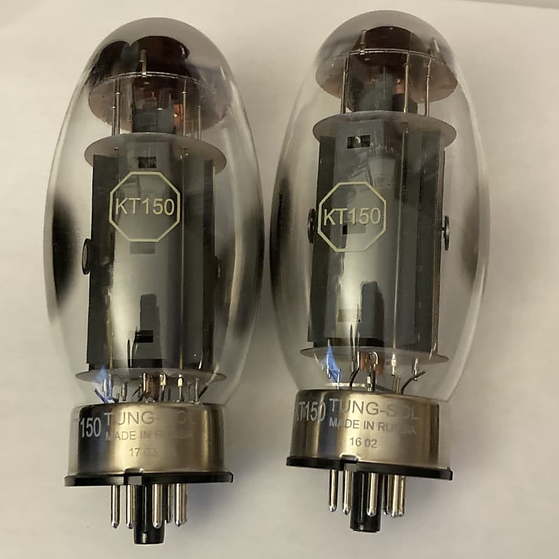 Tung-Sol KT150 Factory Matched Burned In Pair (2) Vacuum Tubes KT