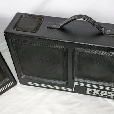 KRACO Digital Effects 100w FX 95 Speakers Truck Boxes Vintage Pair image 5