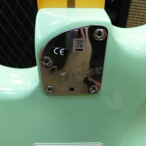 2013 Fender American Deluxe Stratocaster V Neck  Surf Green image 4