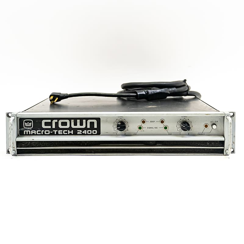 Crown Macro-Tech 2400 2-Channel Power Amplifier | Reverb