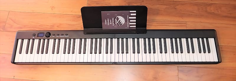  FVEREY Foldable Piano Keyboard, 61 Keys Semi Weighted