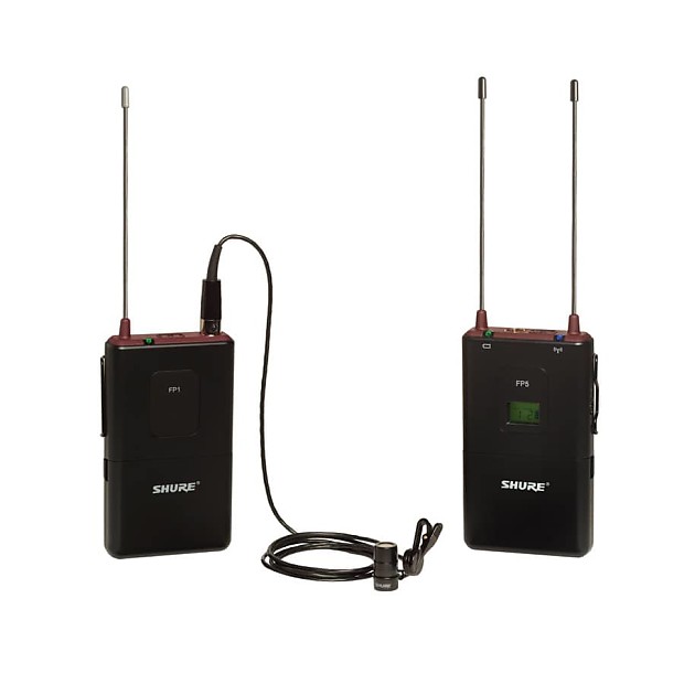 Shure FP15/83-J3 Wireless Bodypack Lavalier Mic System - Band J3 (572-596 MHz) image 1