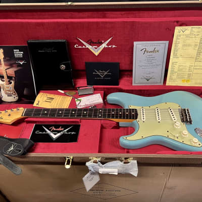 Fender Stratocaster LTD ’62/’63 “Left Handed” 1962-1963 - Aged Daphne Blue for sale