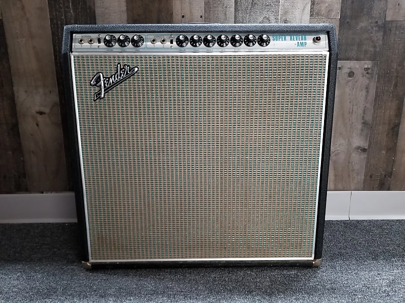 1968 Fender Super Reverb Amp Drip Edge Era Reverb