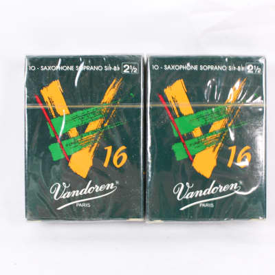 Vandoren V16 Soprano Sax Reeds#2 1/2 10 Reeds (2 Pack) SR7125 image 1