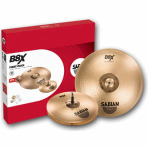 Sabian B8X First Pack 14" Hi-Hats/16" Crash Cymbal Pack