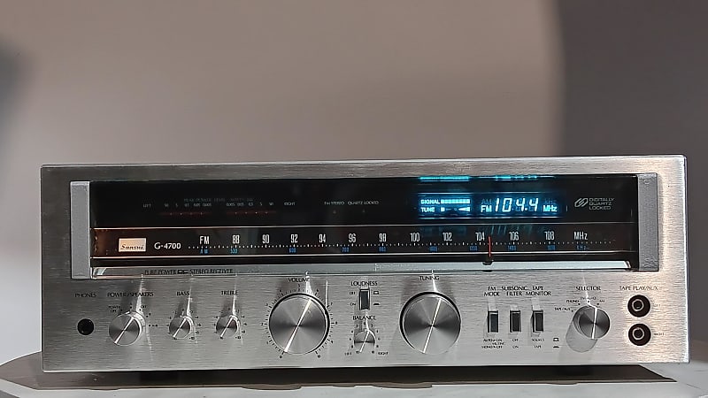 EXCELLENT SANSUI G4700 RECEIVER – 1-YEAR WARRANTY – VINTAGE POWER  			