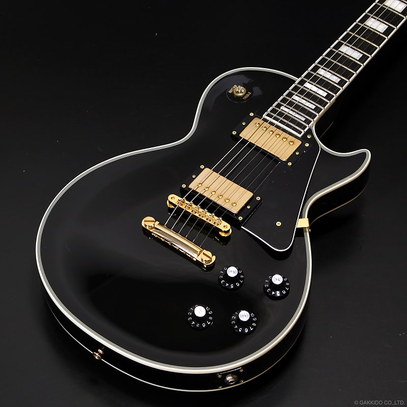 Edwards E-LP-CTM Black w/Hardshell Case, LP Custom Style, MIJ