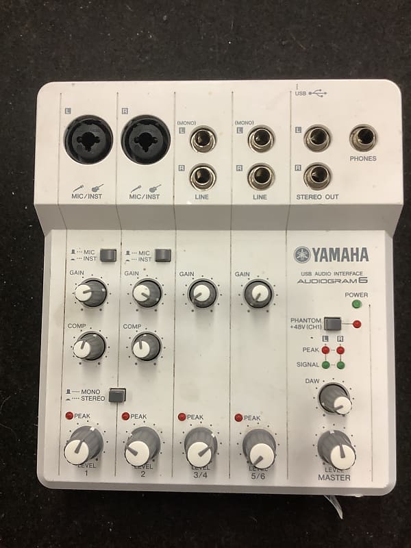 Yamaha Audiogram 6 USB Audio Interface 2010s - White