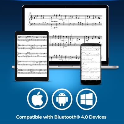 STOMP Bluetooth® 4.0 Page Turner Pedal & App Controller - Color: Black image 4
