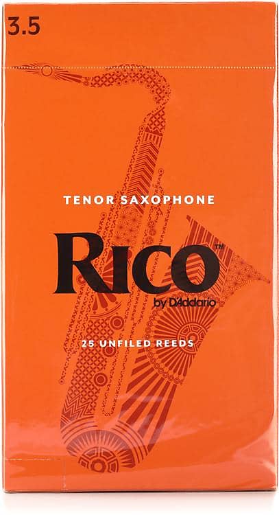 D'Addario RKA2535 - Rico Tenor Saxophone Reeds - 3.5 (25-pack) image 1