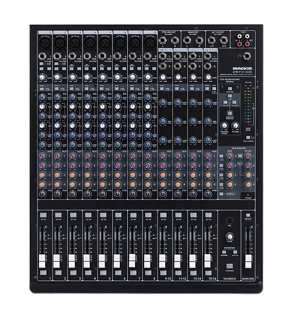 Mackie Onyx 1620i 16-Channel Analog Mixer with FireWire