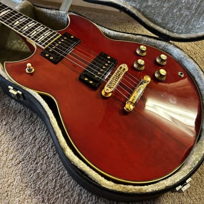 ギター YAMAHA SG1500 OS Made in Japan YAMAHA SG1500 Red Gold Hardware Made in Japan 1983 SG Type