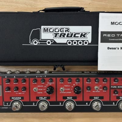 Reverb.com listing, price, conditions, and images for mooer-red-truck