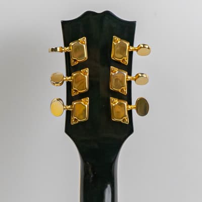 Vintage Mozz Single Cutaway Electric Guitar with Gigbag - Black - MIJ image 6