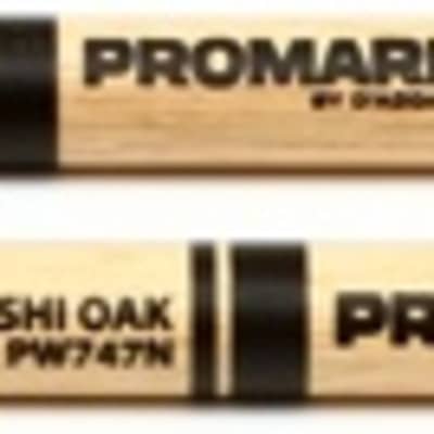 Promark Classic Attack Drumsticks - Shira Kashi Oak 747 - Nylon Tip image 1