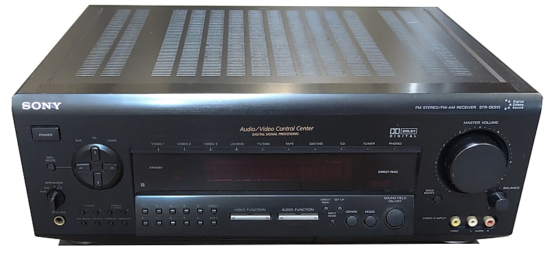 Sony STR-DE915 AV Receiver with Phono Input  			