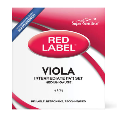 Red Label Viola String Set 14" Intermediate image 1
