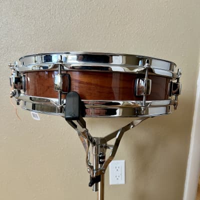 Rare Pearl Mahogany Piccolo Snare Drum 13x3 image 3