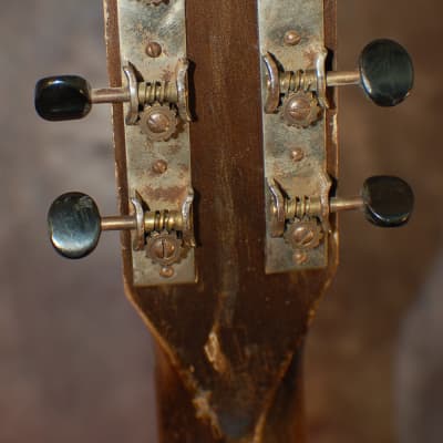 1930's Regal Kay Archtop Roundhole Acoustic Guitar Neck Reset Pro Setup Soft Shell Case image 7