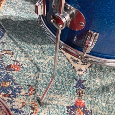 Rogers, Holiday "Headliner" 20,12,16 Dayton 3-Piece Set 1964 - Sparkling Blue Pearl image 11