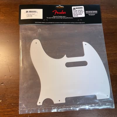 Fender Pickguard Vintage Tele White image 3