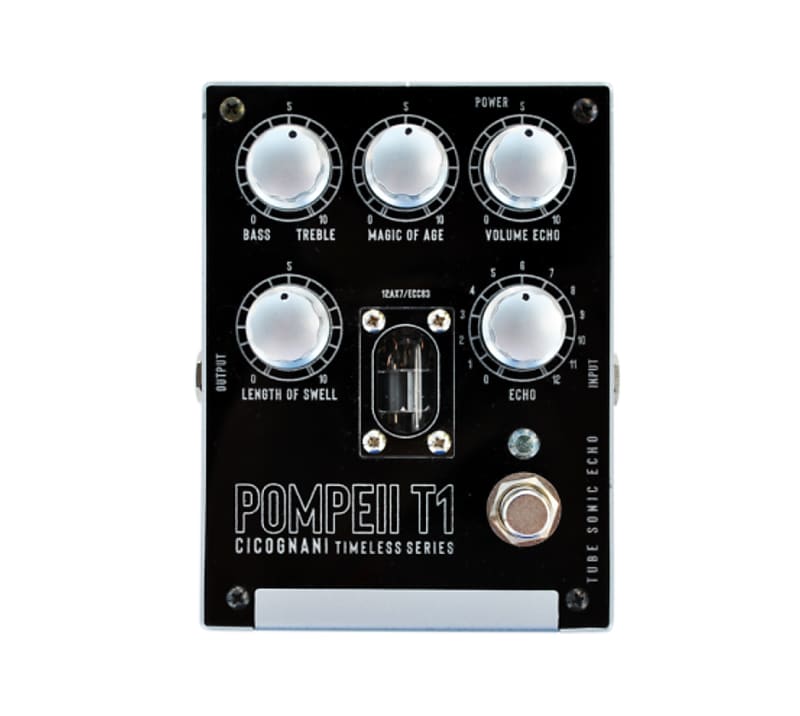 Cicognani  Timeless Series Pompeii T1  Tube Delay pedal. New! image 1
