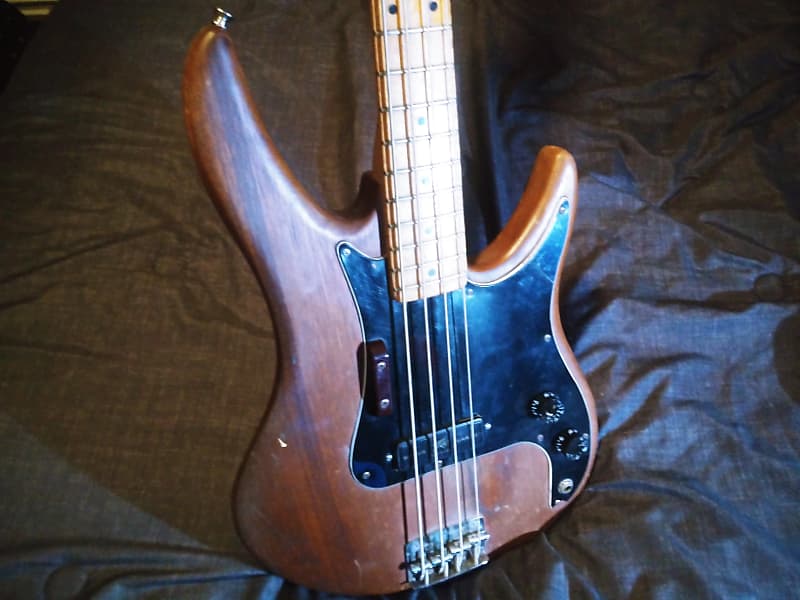 Peavey Patriot Bass 1982 Usa Made 4 String Natural Brown Reverb