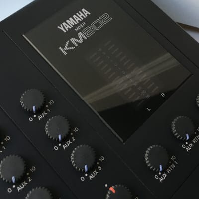 KM802 8 inputs Yamaha Vintage Analog Mixer KM-802 1986 imagen 3