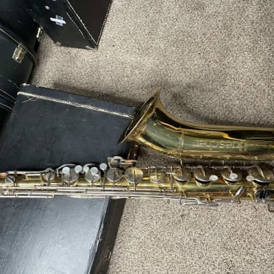 buescher aristocrat tenor saxophone s-40 1950s-1960s - brass - plays well image 15