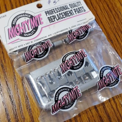 NOS Mighty Mite MM2106 High Mass Hardtail Bridge || 1980s 1990s - Chrome for sale