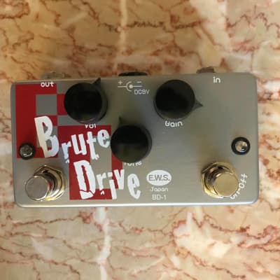 E.W.S. Brute Drive BD-1 Guitar Effects Pedal silver | Reverb