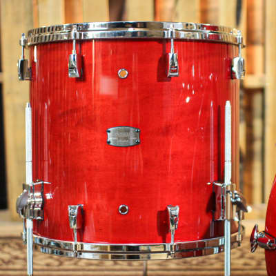 Yamaha Absolute Hybrid Maple Red Autumn Drum Set - 22x16, 12x9, 16x15 image 6