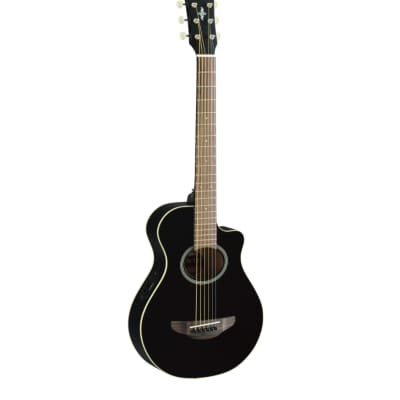 Yamaha APXT2 3/4 Thinline A/E Cutaway Guitar - Black image 1