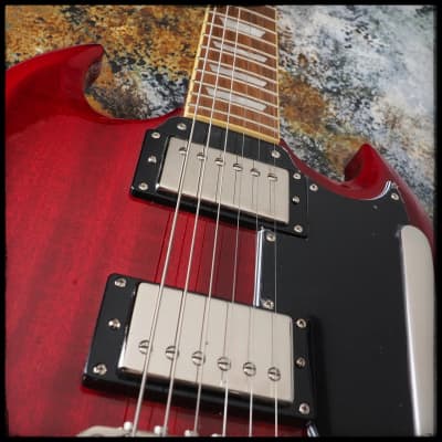 2018 Epiphone G-400 Pro SG with Bigsby - Cherry image 10