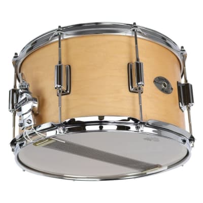 Rogers Powertone Wood Shell Snare Drum 14x8 Satin Natural image 3