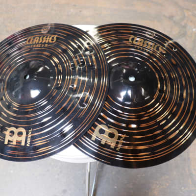 Meinl Classic Custom 14" Dark Hi Hat Cymbals image 1