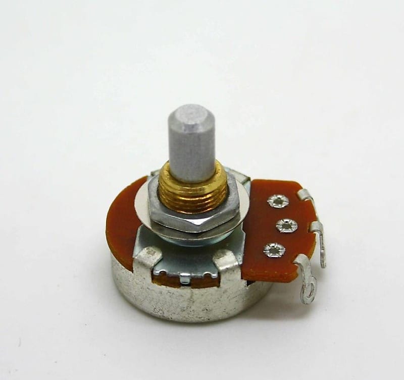 Fender® Hot Rod Telecaster Volume Potentiometer~375k~1/4" Solid Shaft~Brand New image 1