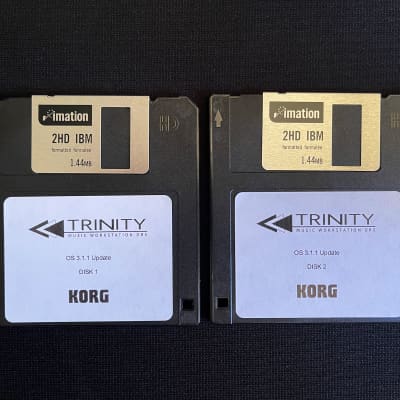 Korg Trinity System ROM Version 3.1.1 Operating System Disk Set (Latest MOSSV3 )