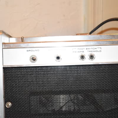 baldwin professional deluxe amplifier 1960's silver image 9