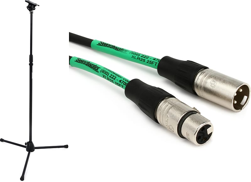 Yamaha Mixer Stand Bundle BMS10A and Tripod Microphone Reverb