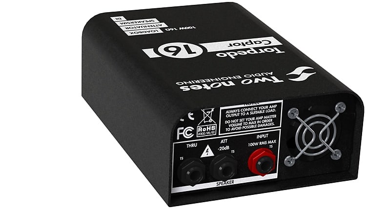 Two Notes Torpedo Captor Reactive Loadbox DI and Attenuator - 16-ohm image 1