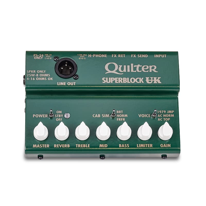 Quilter Superblock UK 25W Pedal-Sized Mini Guitar Amplifier Head
