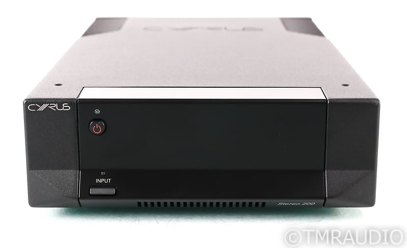 Cyrus Audio Stereo 200 Stereo Power Amplifier; Black (B-Stock) image 1